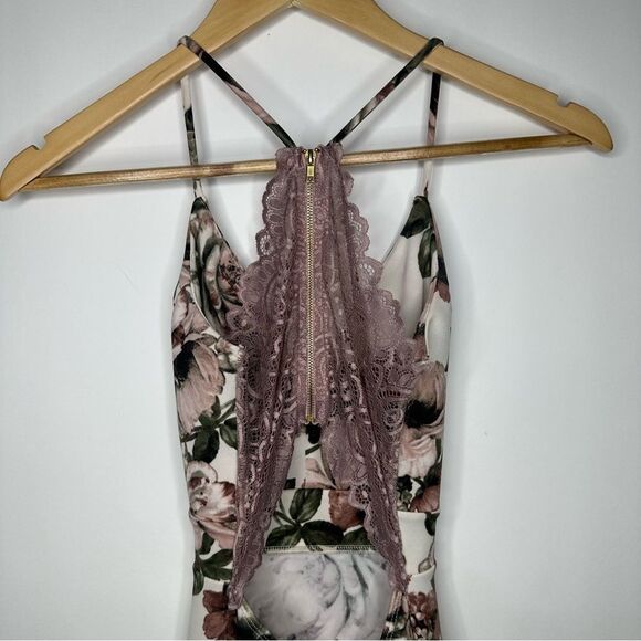 Windsor Floral Mini Dress - Pink and Green - Picture 7 of 12